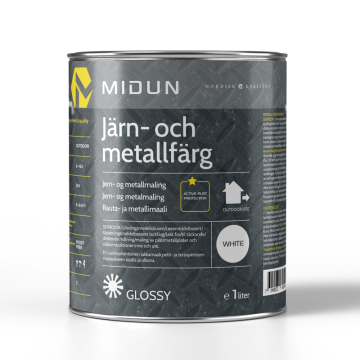 Järn- & metallfärg vit